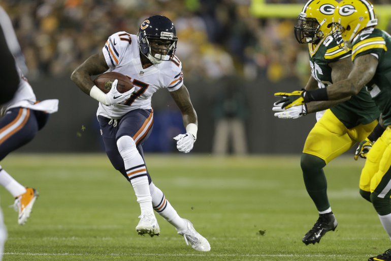 Alshon Jeffrey must impact this game for all 60 minutes if the Bears are going to beat the Packers.  Photo courtesy of WGN.