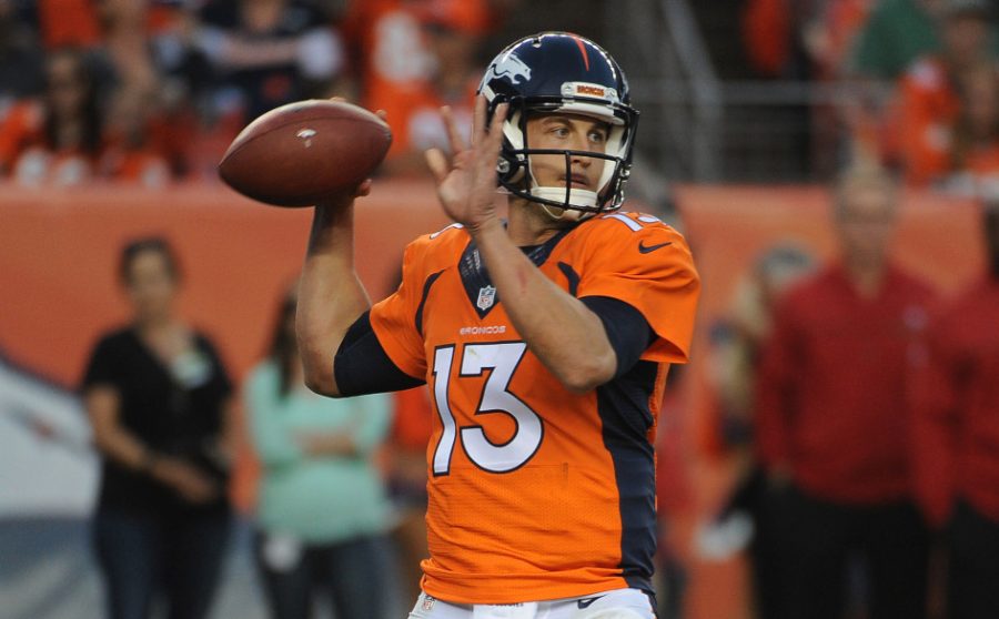Trevor Siemian looks to maintain his play after throwing for 4 touchdowns in week 4.  Photo Courtesy of Denver Post.
