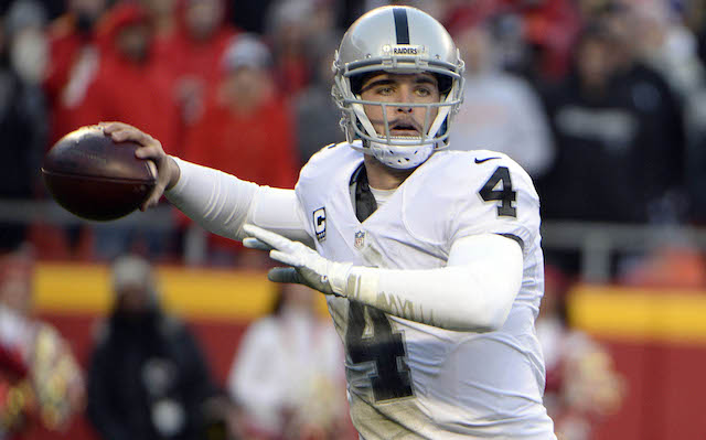 Derek Carr looks to continue his early season success when the Raiders face the Texans on Monday Night Football.