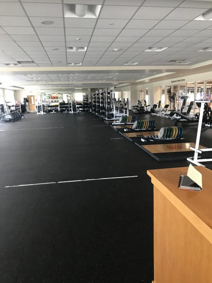 The weight room may be empty, but there are still plenty of ways to stay active.
