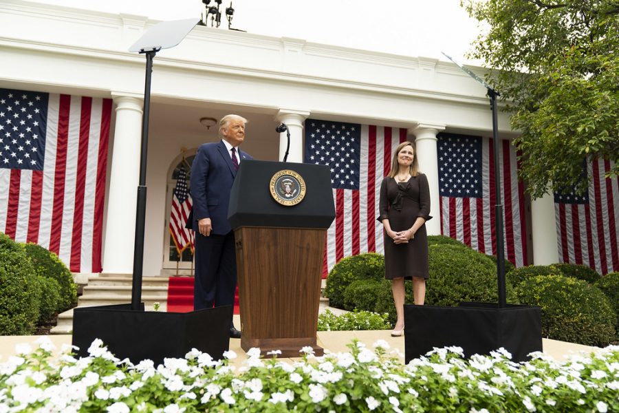 Justice Amy Coney Barrett receives formal nomination to the Supreme Court by Donald Trump on September 26th, 2020.