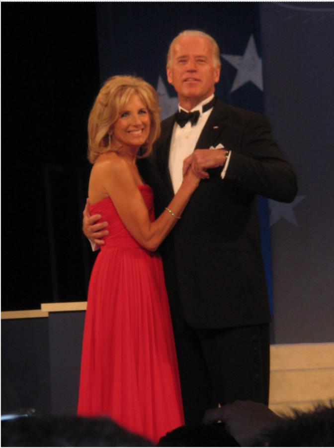 Dr. Jill Biden dances with her husband Joe Biden at the Homestates Ball in 2009.