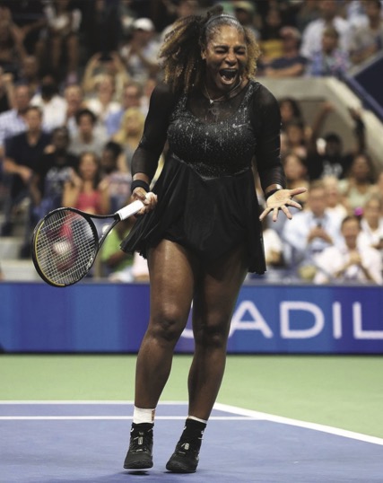 Williams is playing in the 2022 US Open.