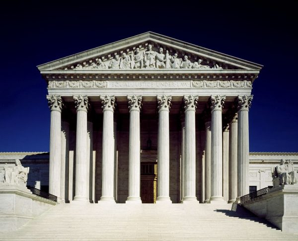 The Supreme Court Building on 1 First Street, NE. Original image from Carol M. Highsmith’s America, Library of Congress collection. Digitally enhanced by rawpixel.