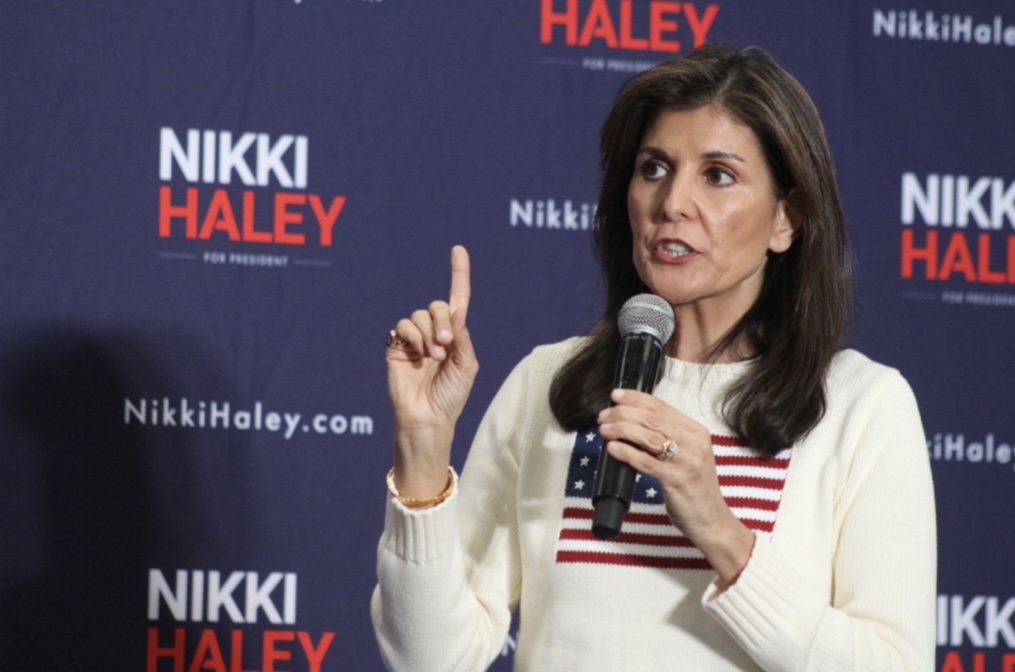 Nikki Haley Campaigns in Omaha, Nebraska.
