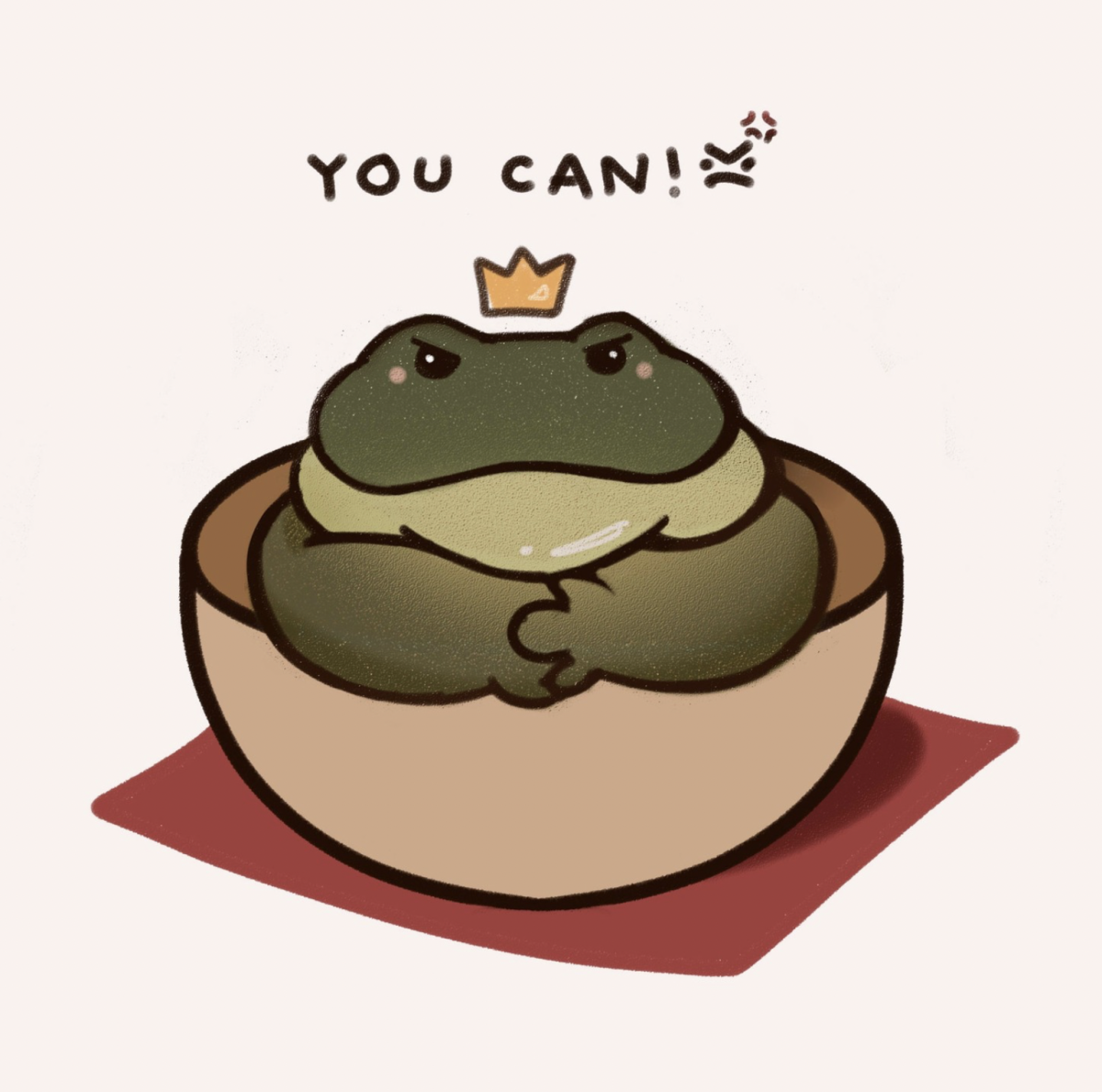 The wise words of a frog. 
