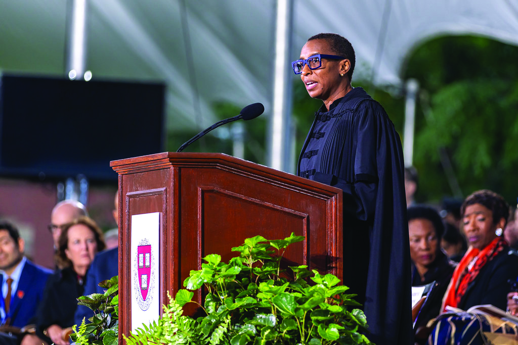 Dr. Claudine Gay speaks at her induction at December 15th, 2022.