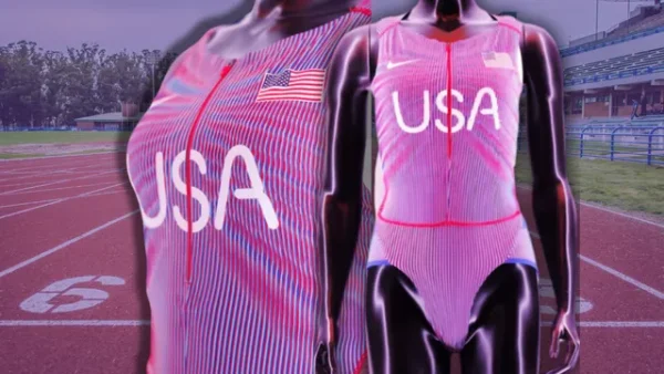 One of Nike’s newest Olympic track uniforms 
